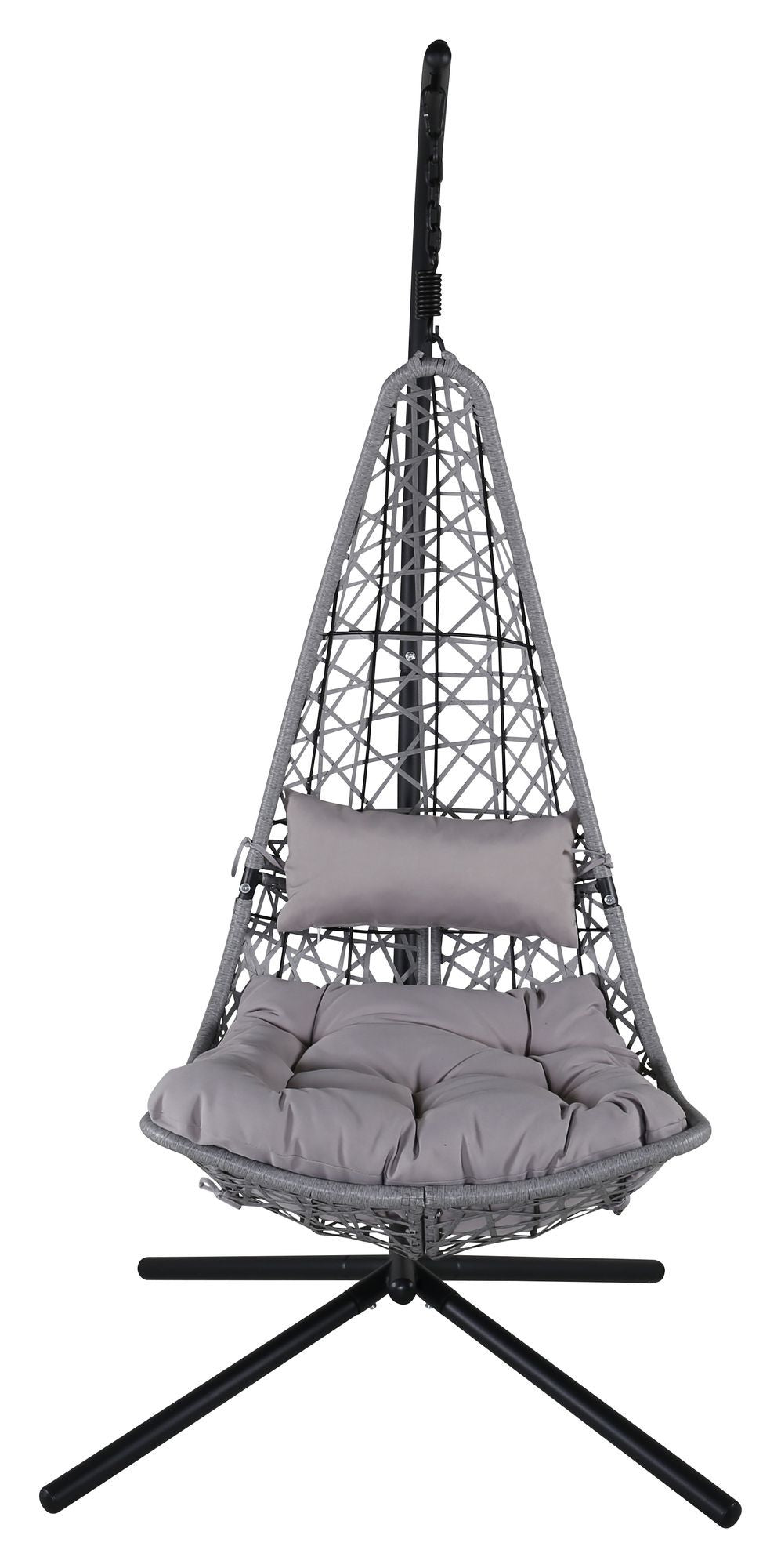 Edinburgh Hanging Chair, Gray w. gråsky