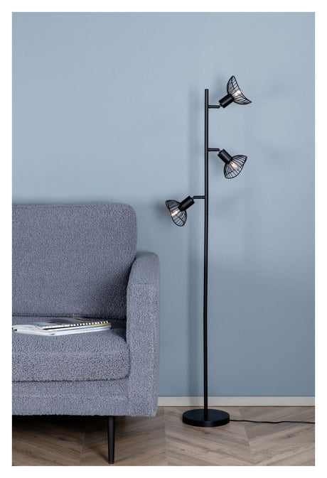 ELSA GOLVLAMP H138.5XL29XW20, svart