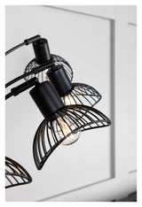 ELSA golvlampa H152.3xl81xw36, svart