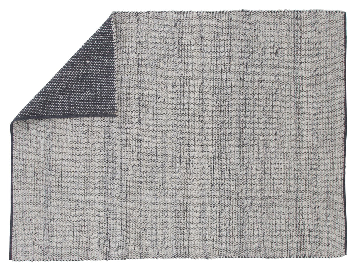 Ganga Wool Mix -mattan, 171x243, silvergrå