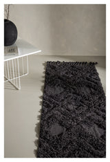 Hilma Cotton Runner, 200x70 - Dark Grey