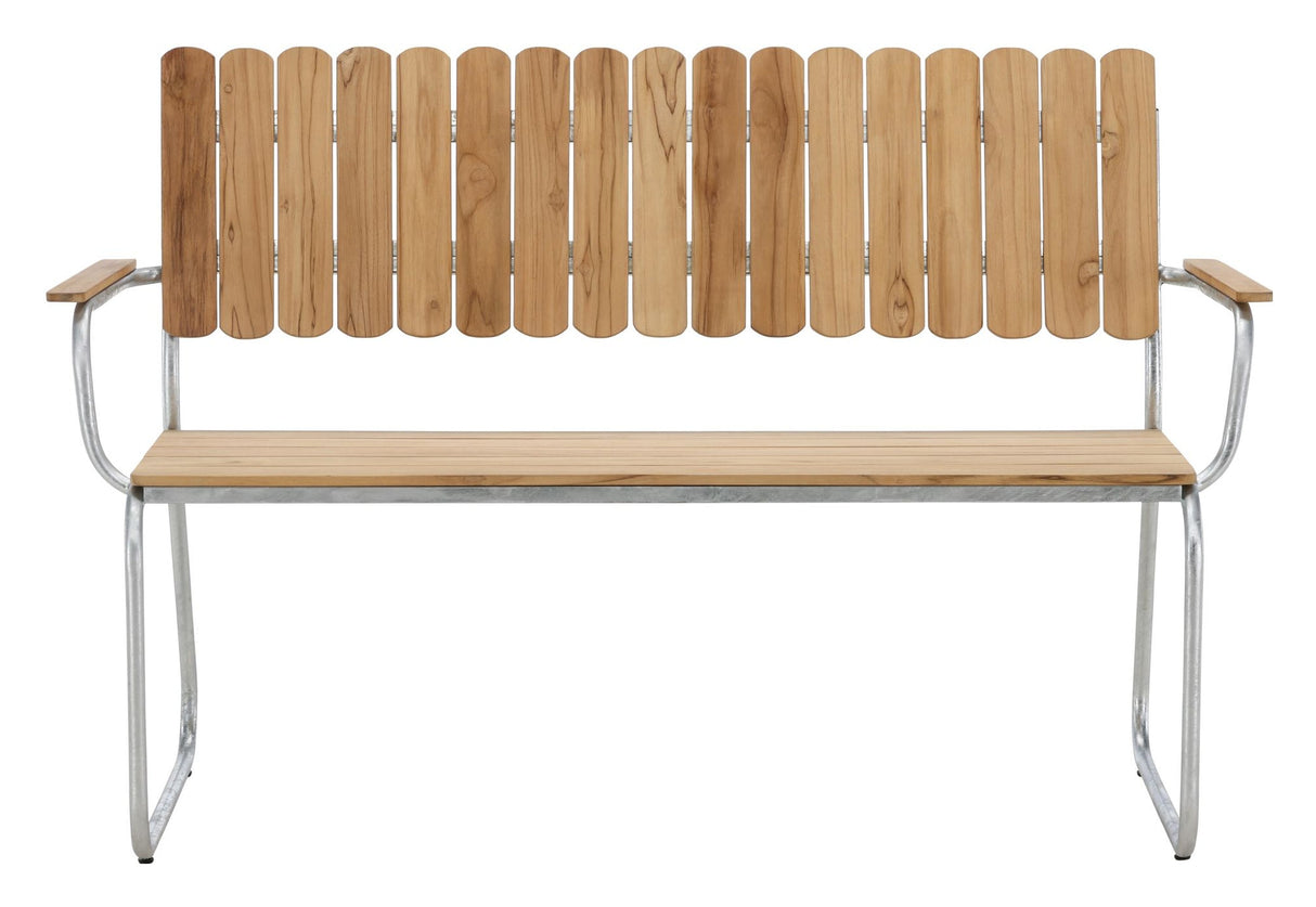 Holmsund Garden Bench, Teak, Nature, 122x63