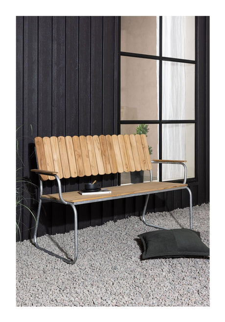 Holmsund Trädgårdsbänk, Teak, Natur, 122x63