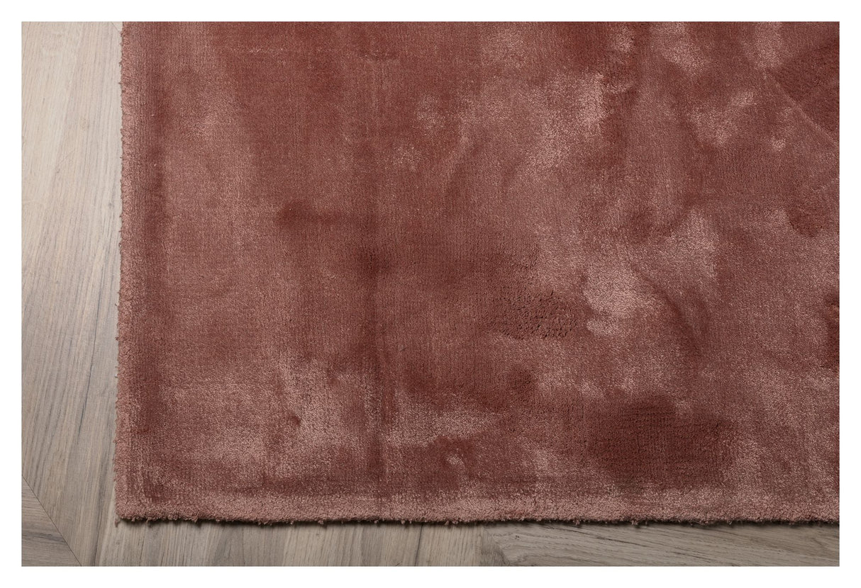 Indra Viscose Rug, 171x242, dammig rosa