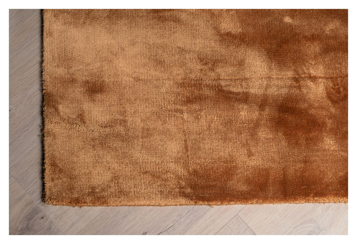 Indra Viscose Rug, 171x242, senap