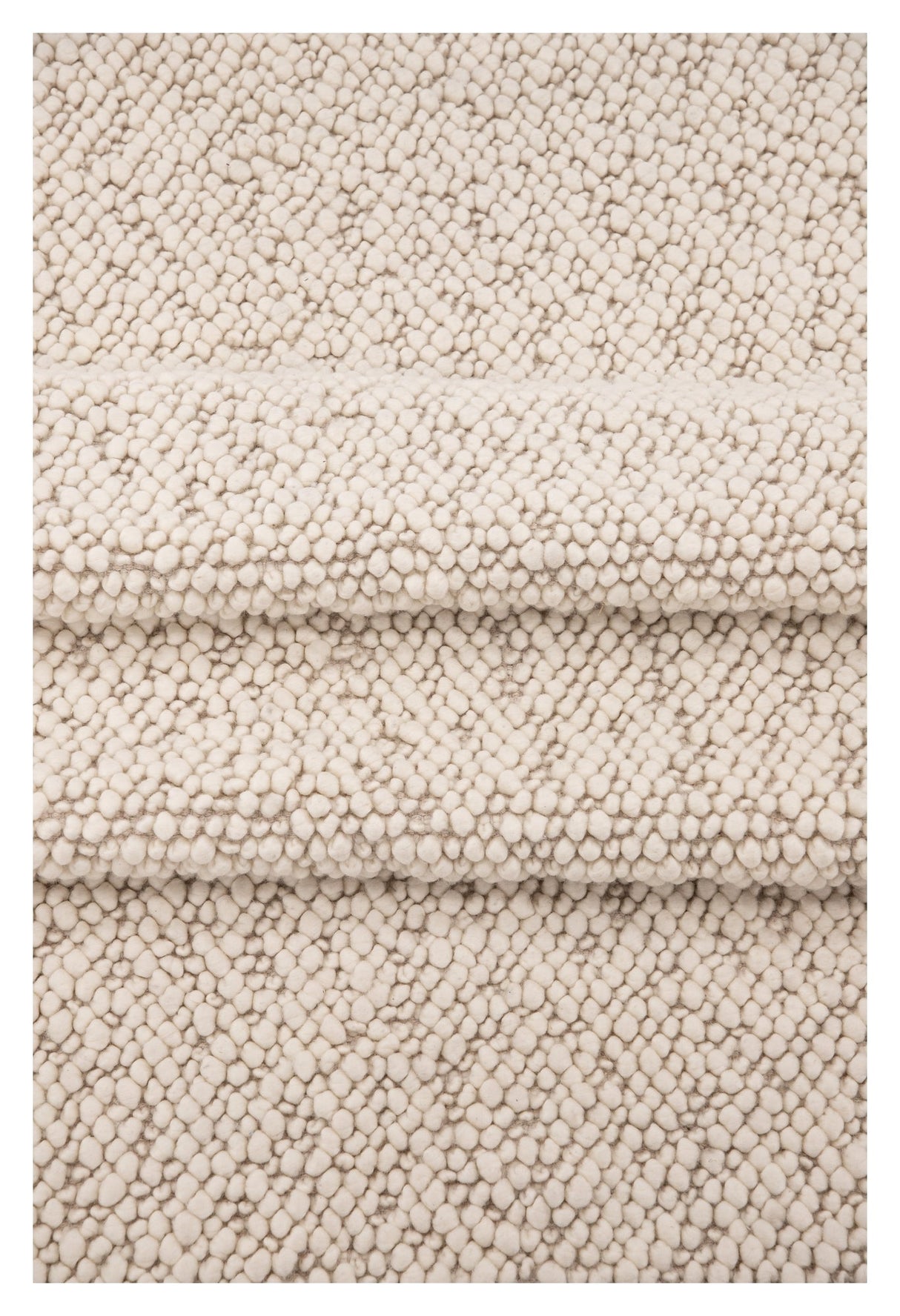 Jajru Wool Filt, 230x160 - White