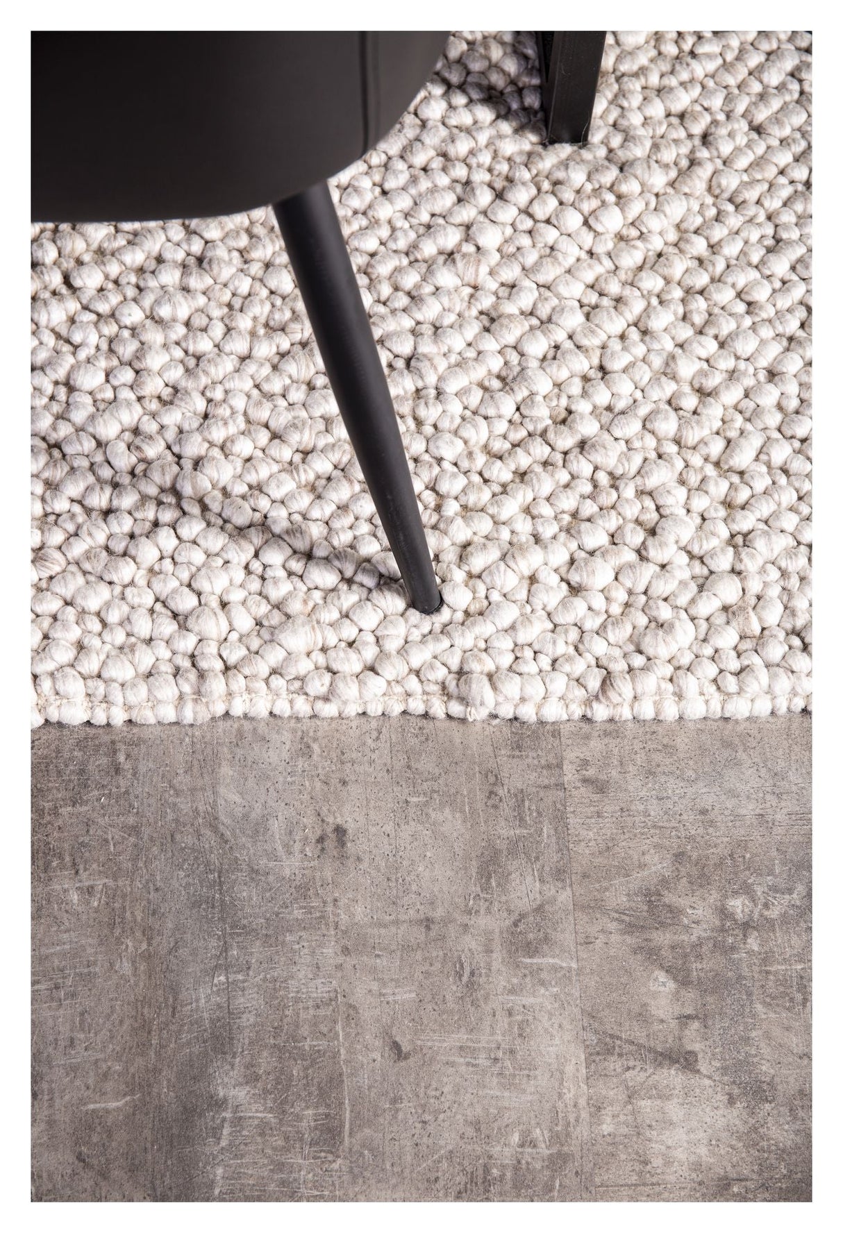 Jajru Wool Mix Filt, 200x300, Beige