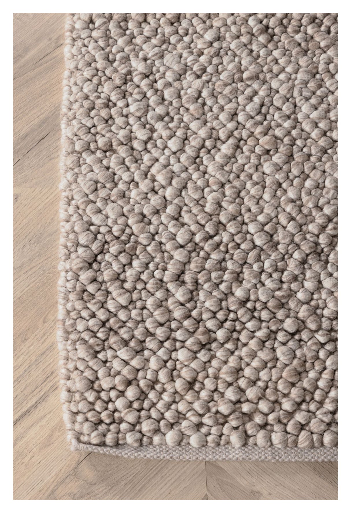 Jajru Wool Mix Filt, 250x350, Beige