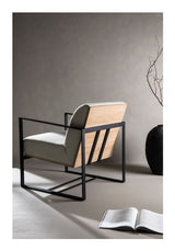 Kansas Lounge Chair, Lyssna, offwhite