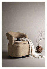 Laurel Lounge Chair - Beige Boucle