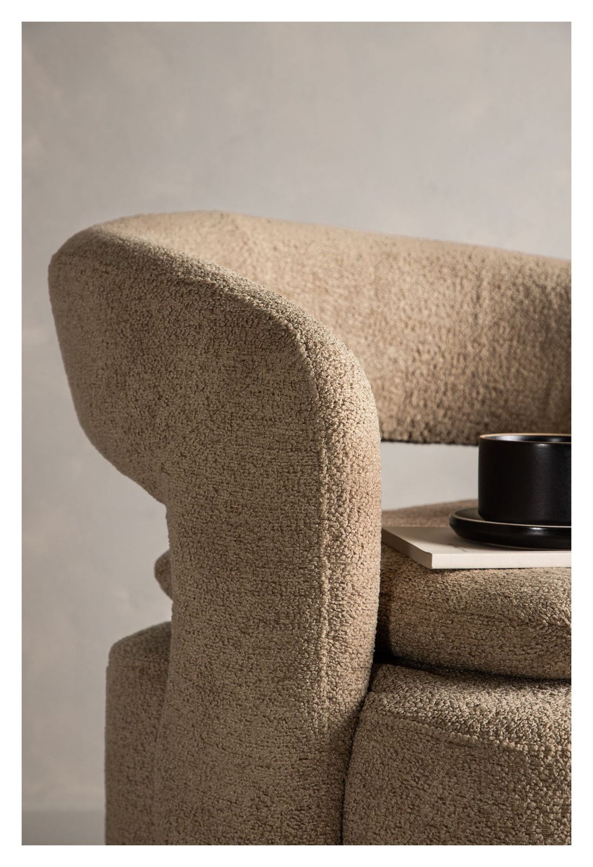 Laurel Lounge Chair - Beige Boucle