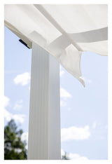 Lazio, Pergola Tyg, White Alu/White