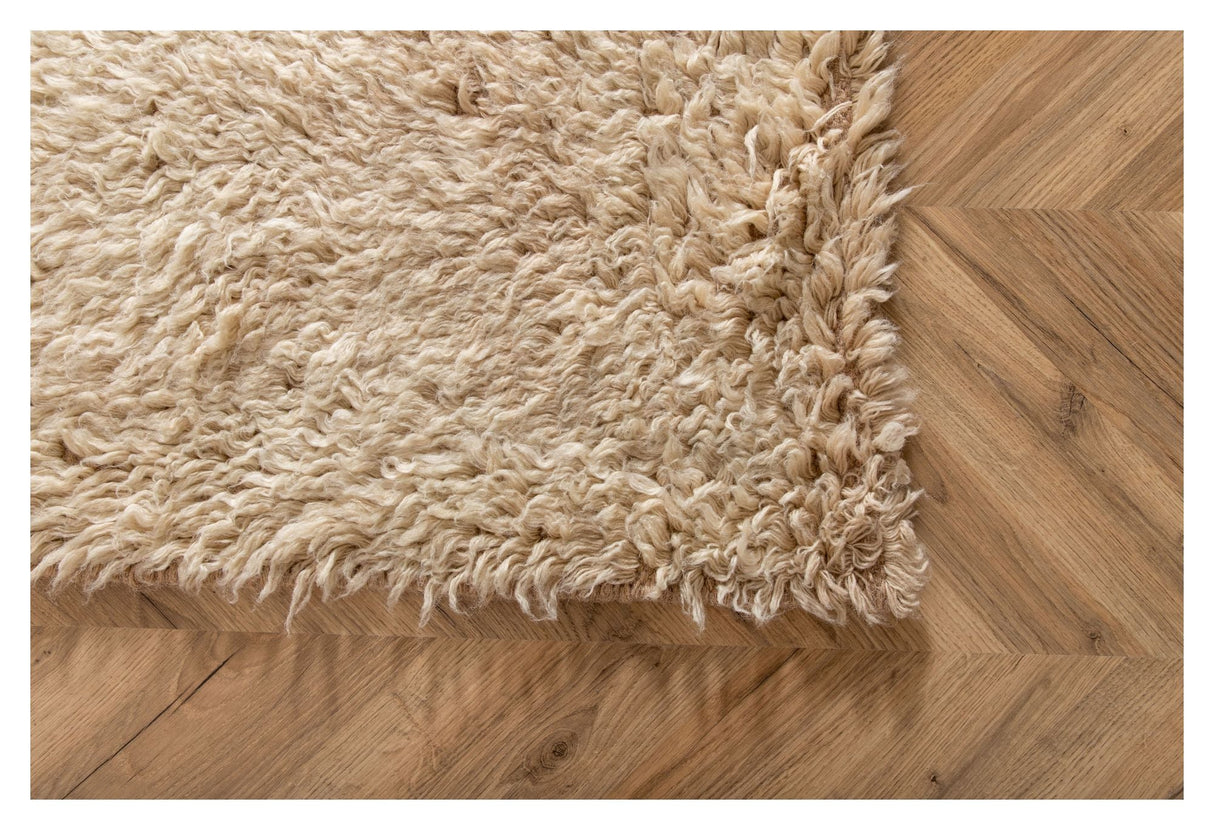 Leiko Wool Filt, 200x300, Beige