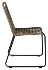 Lindos Garden Chair, Black W. latte