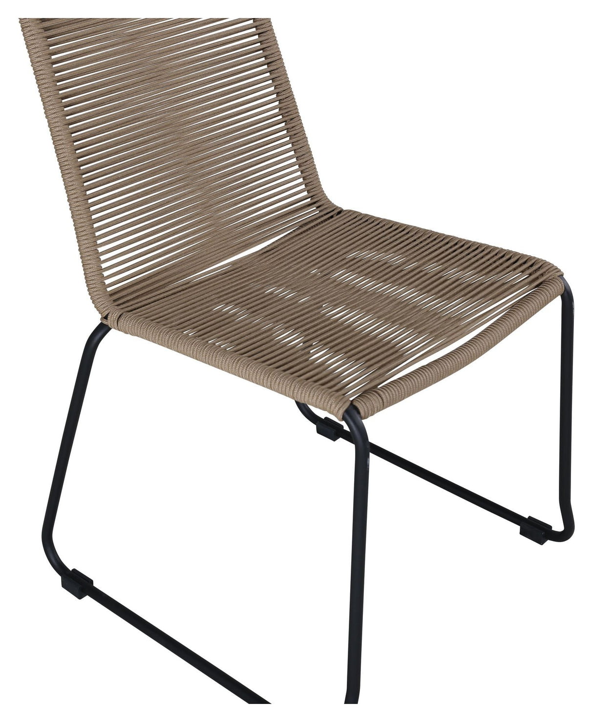 Lindos Garden Chair, Black W. latte