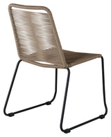 Lindos Garden Chair, Black W. latte