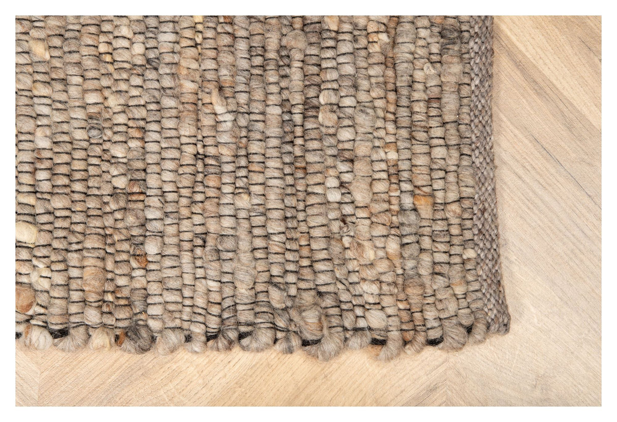 LouMP Wool Mix Filt, 160x230, Gray, Beige