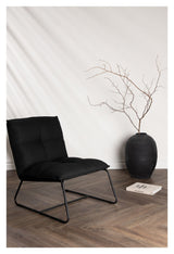 Madison Lounge Chair - Svart