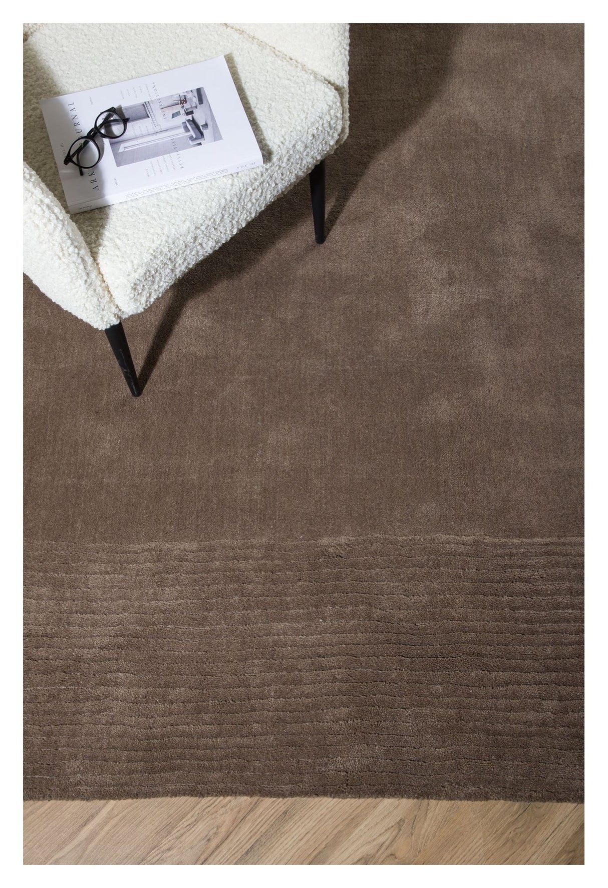 Matteo Wool Rug 300x200 - Brown