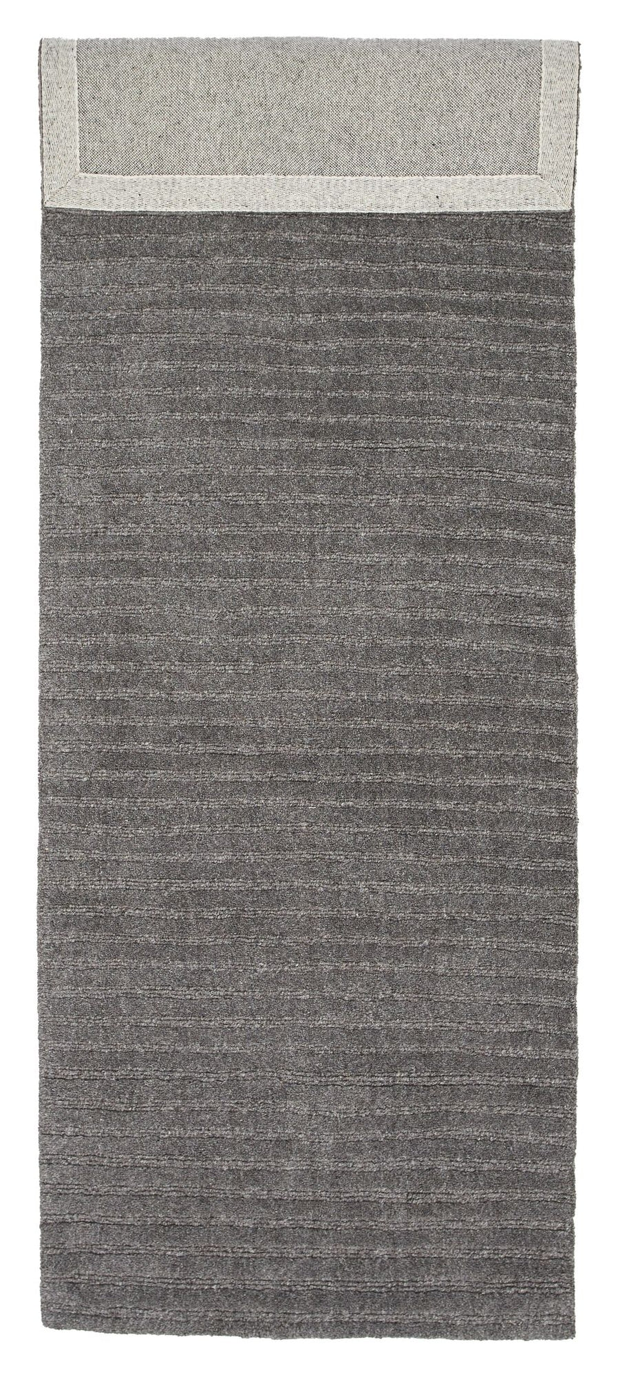 Milton Wool/Cotton Runner 200x70 - Dark Grey