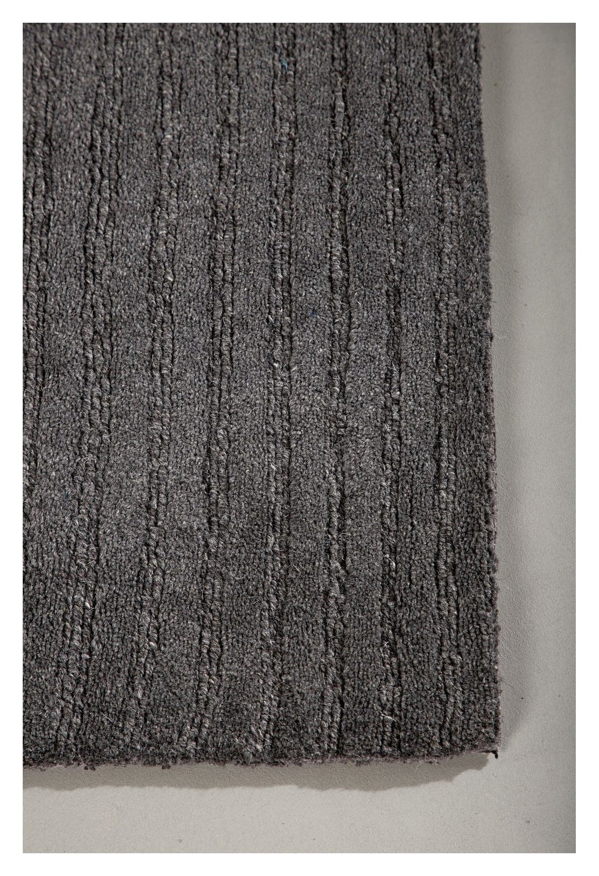 Milton Wool/Cotton Runner 200x70 - Dark Grey