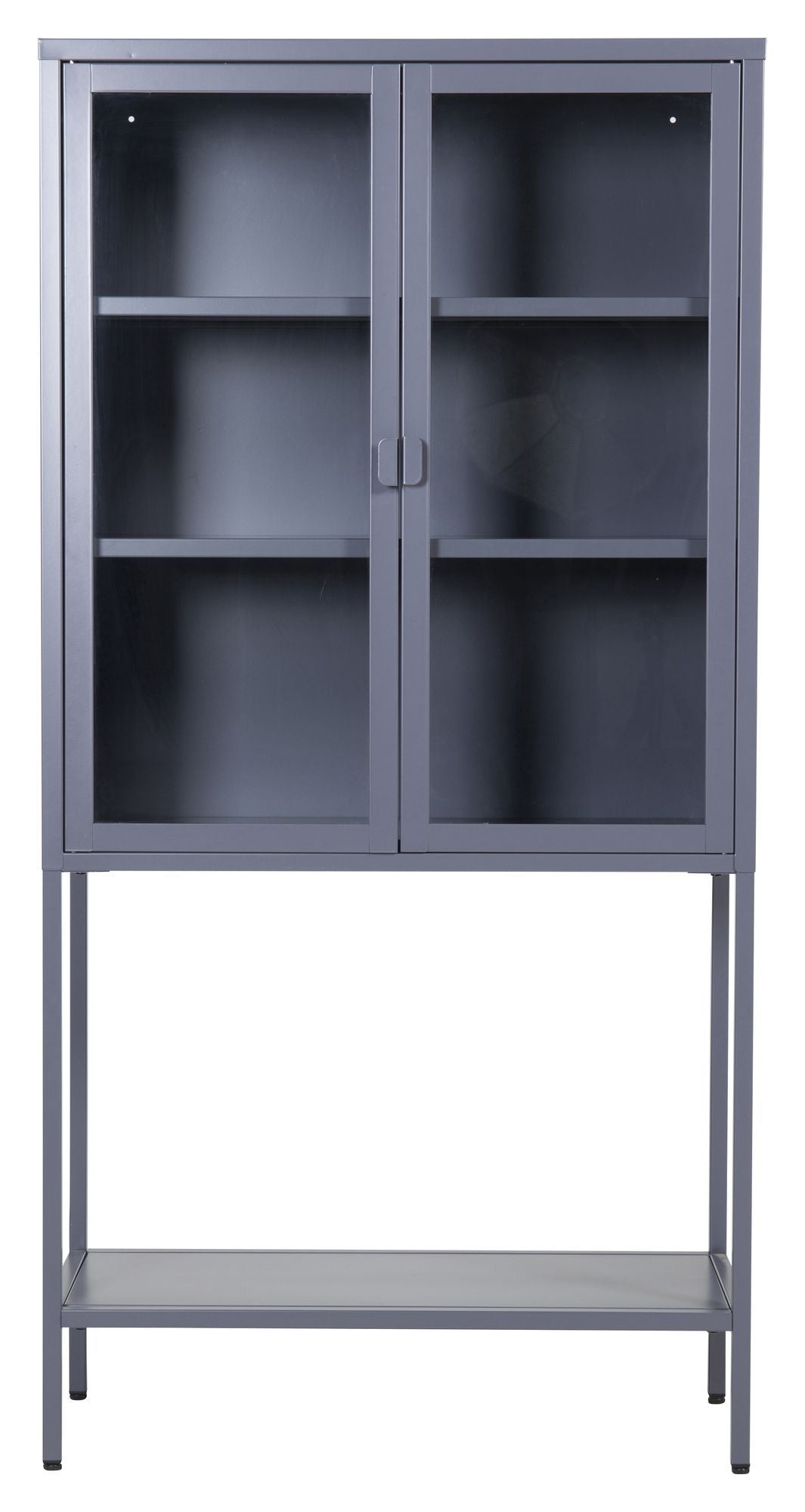 Misha Metal Bookcase, Gray