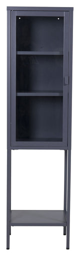 Misha Metal Cabinet, Gray