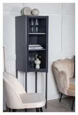 Misha Metal Cabinet, Gray