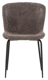 Modesto Dining Chair - Grey Bouclé