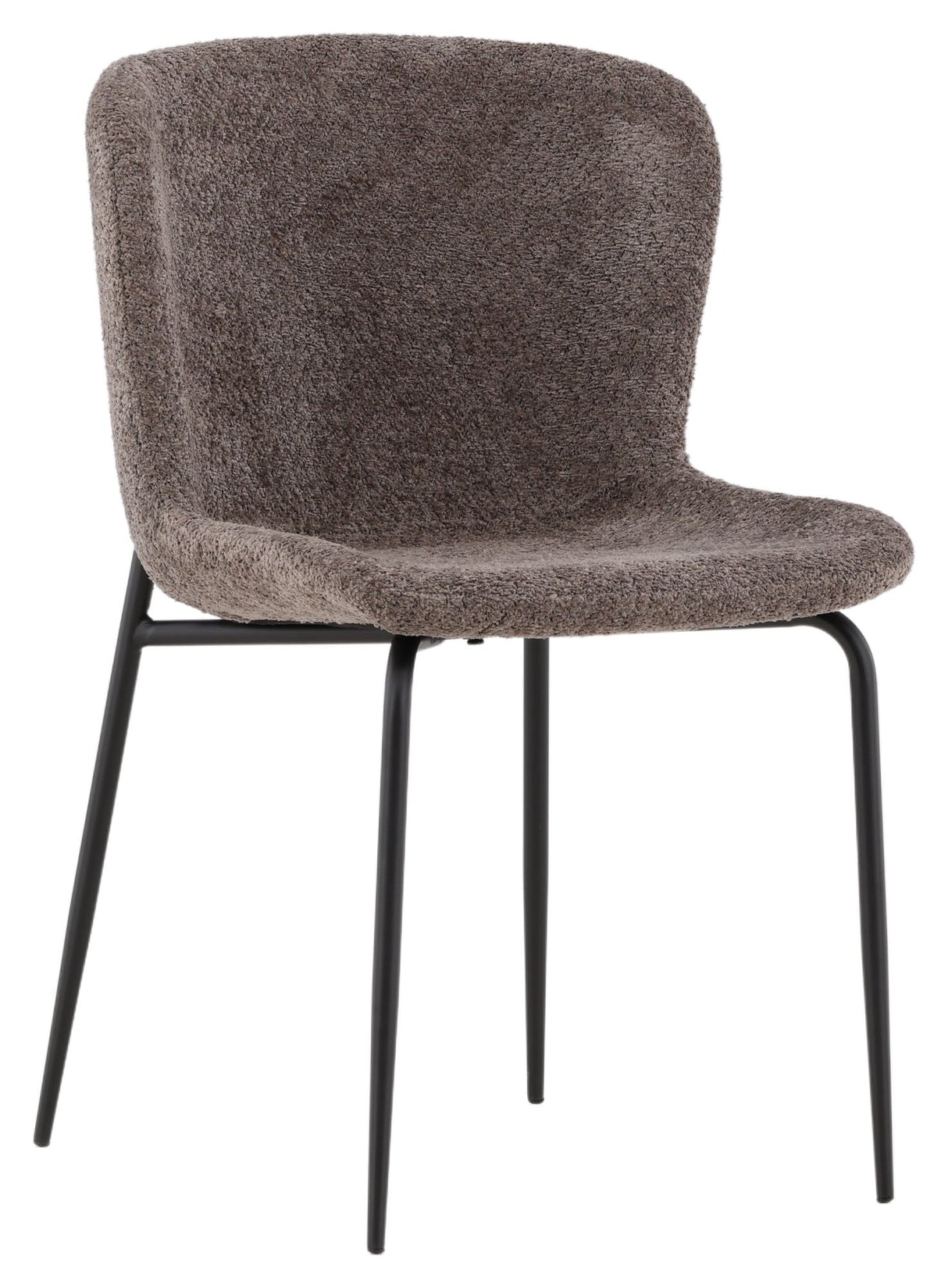 Modesto Dining Chair - Grey Bouclé