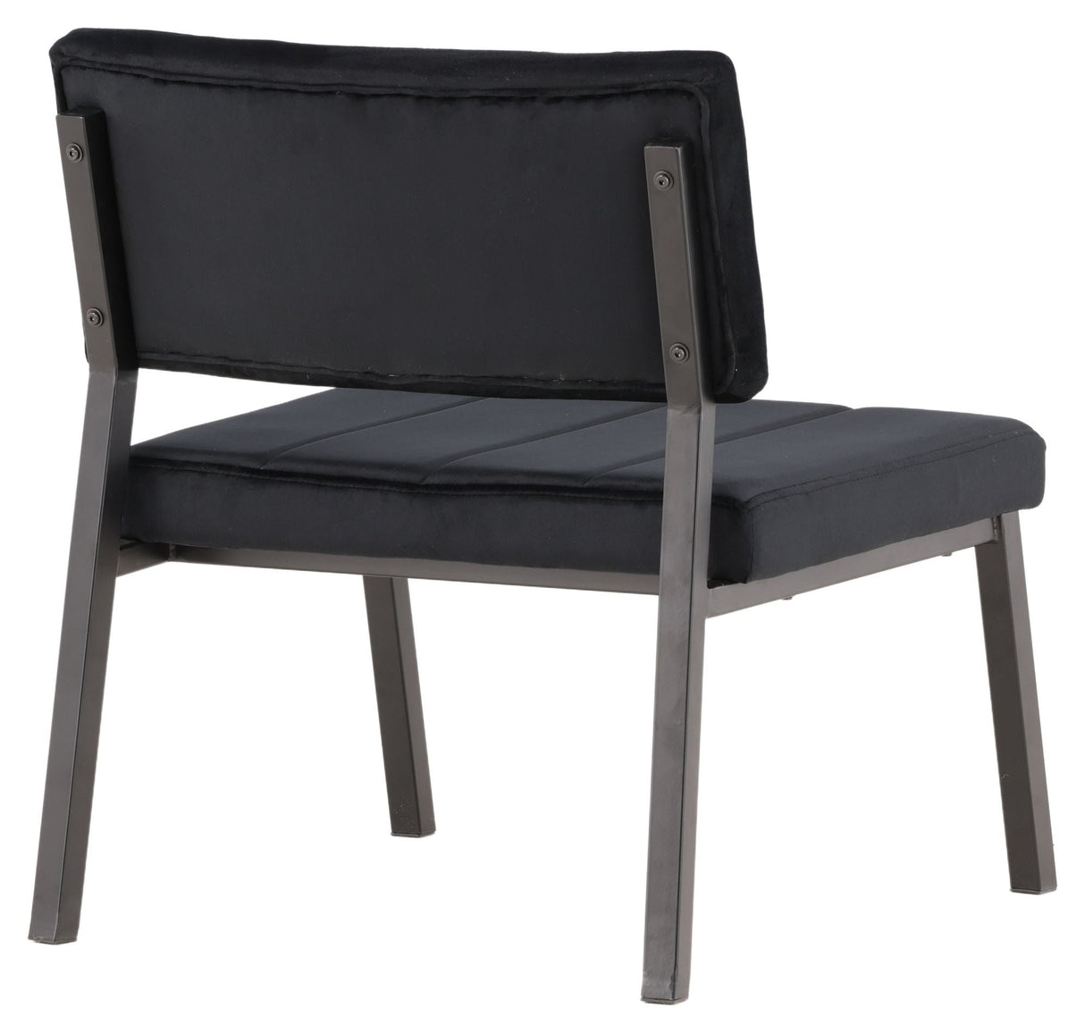 Monett Lounge Chair - Black Velvet