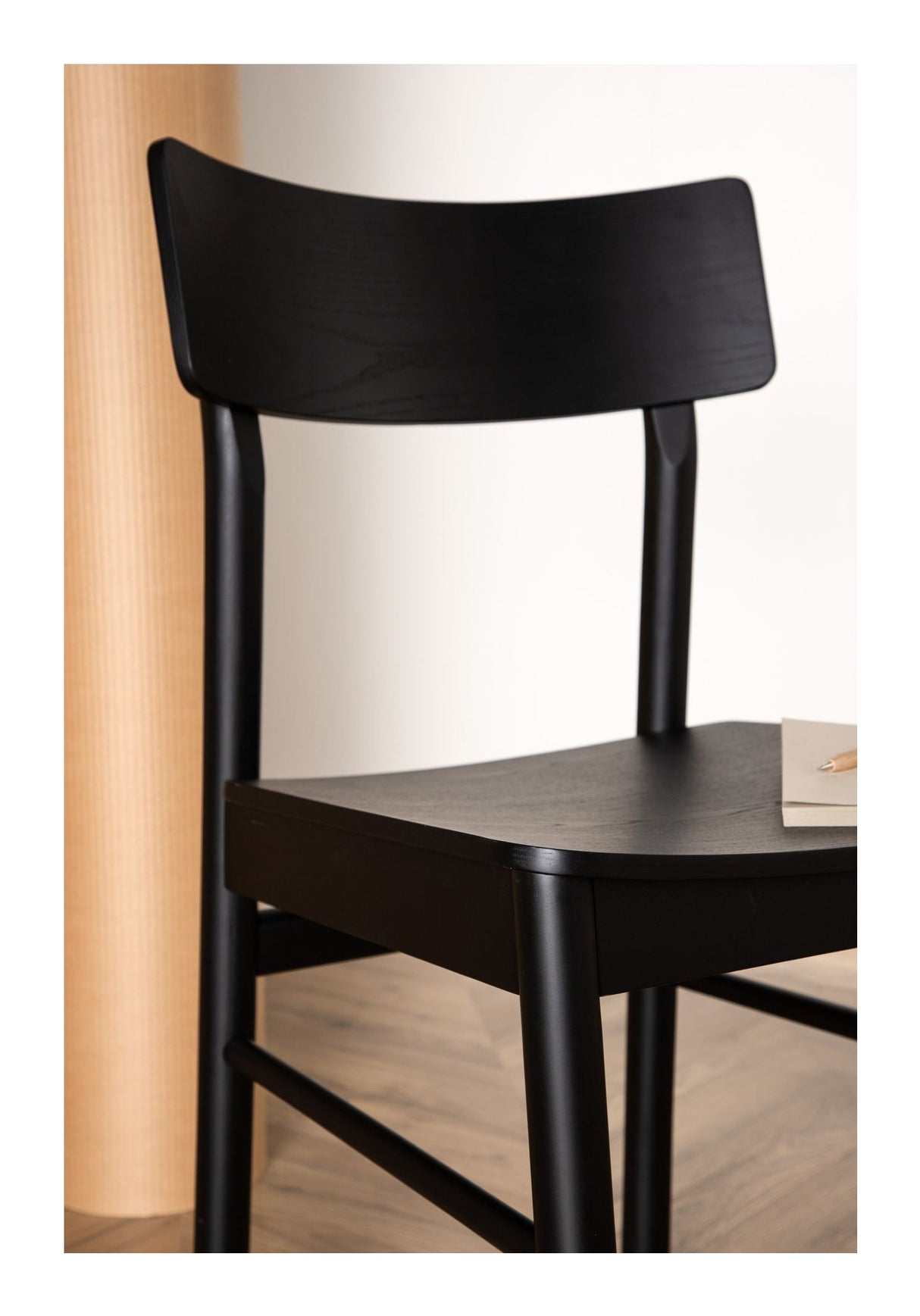 Montrose Dining Chair, Birch, Black