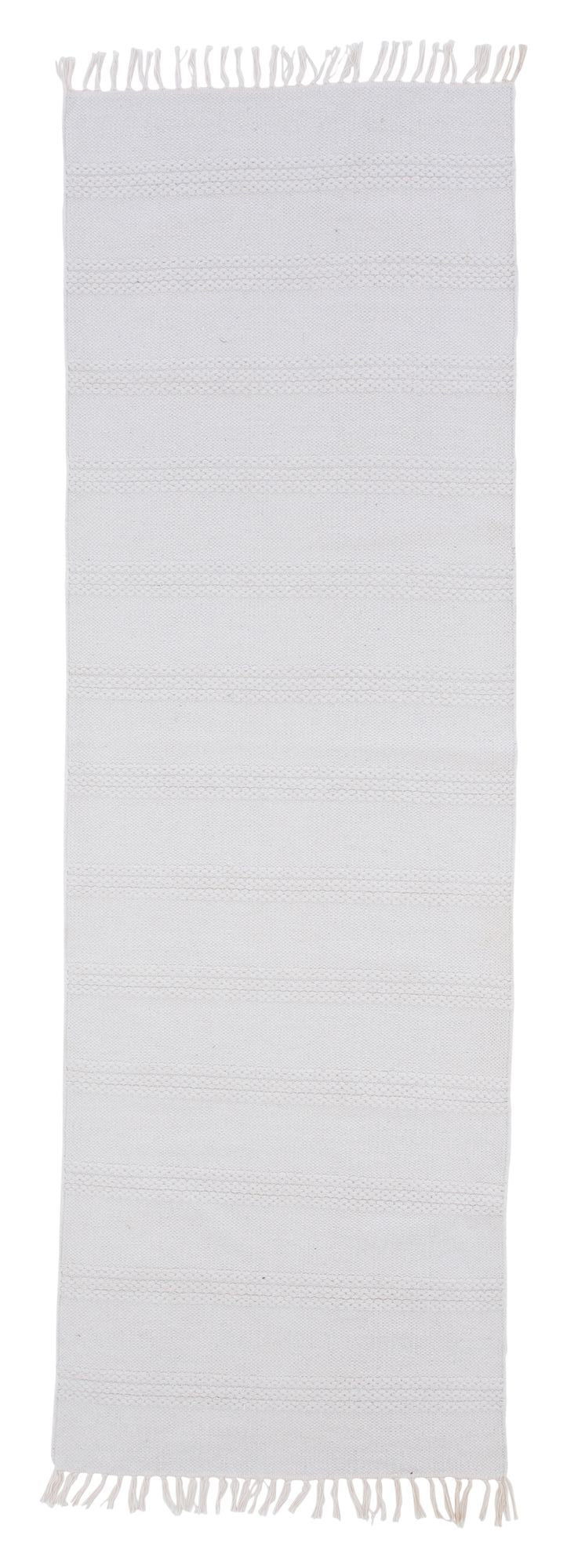 Nico Cotton Runner, 80x250, offwhite