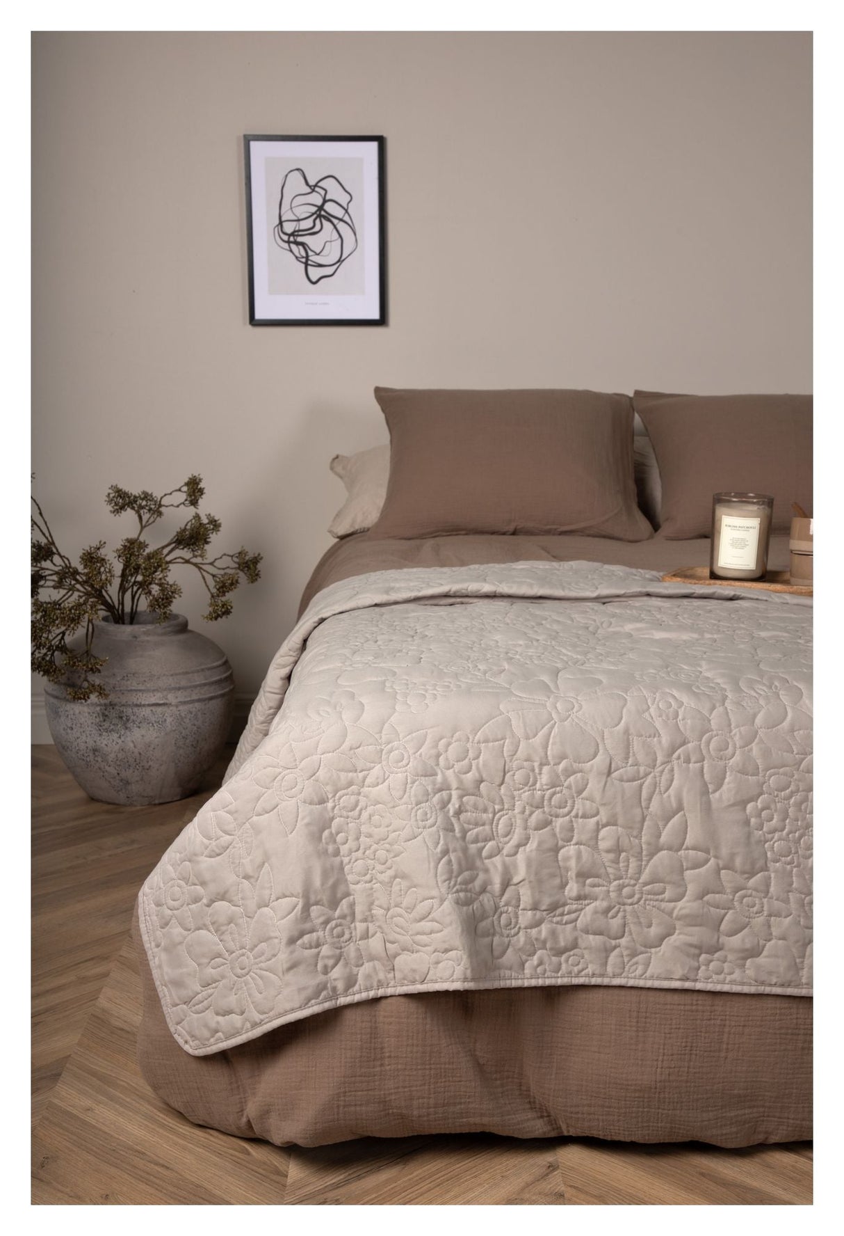 Niki Bedstrast 180x260 - Beige