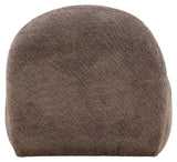 Omaha Lounge Chair, Brown Bouclé