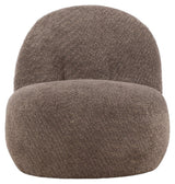 Omaha Lounge Chair, Brown Bouclé