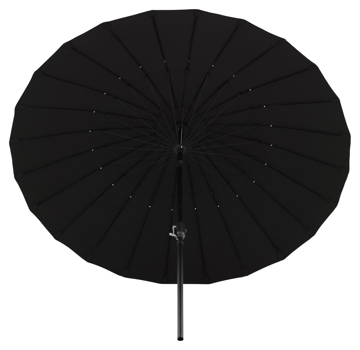 Palmetto parasol w. lutning - svart