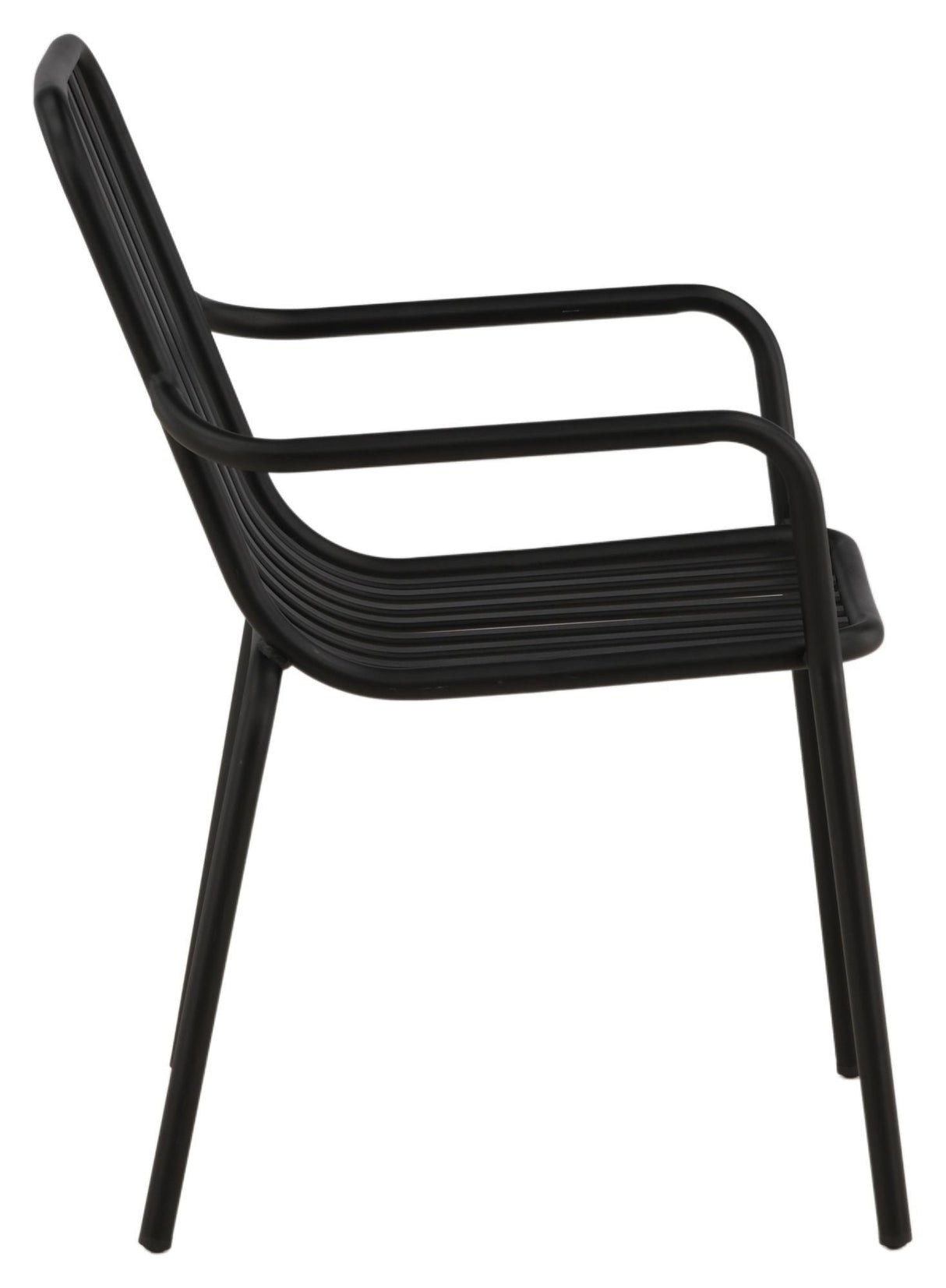 Peking Garden Chair, Black Alu