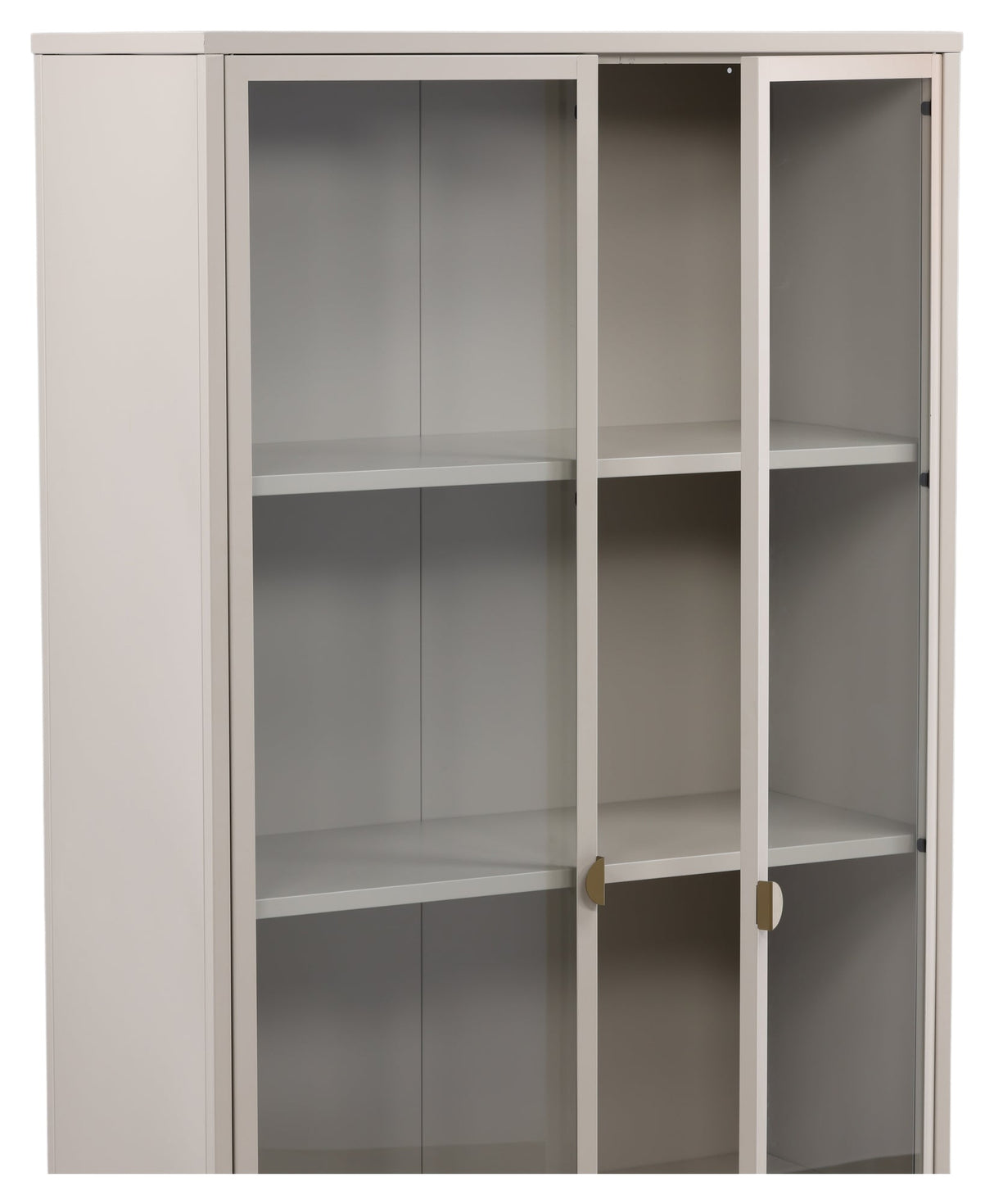 Piring Vitrine Cabinet - Beige