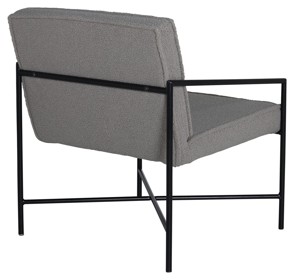 Rakel Lounge Chair, Grey Teddy