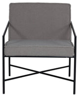 Rakel Lounge Chair, Grey Teddy