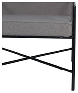 Rakel Lounge Chair, Grey Teddy