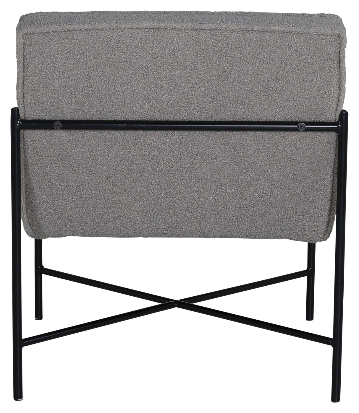 Rakel Lounge Chair, Grey Teddy