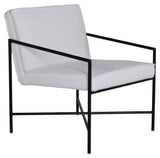 Rakel Lounge Chair, Offwhite Teddy