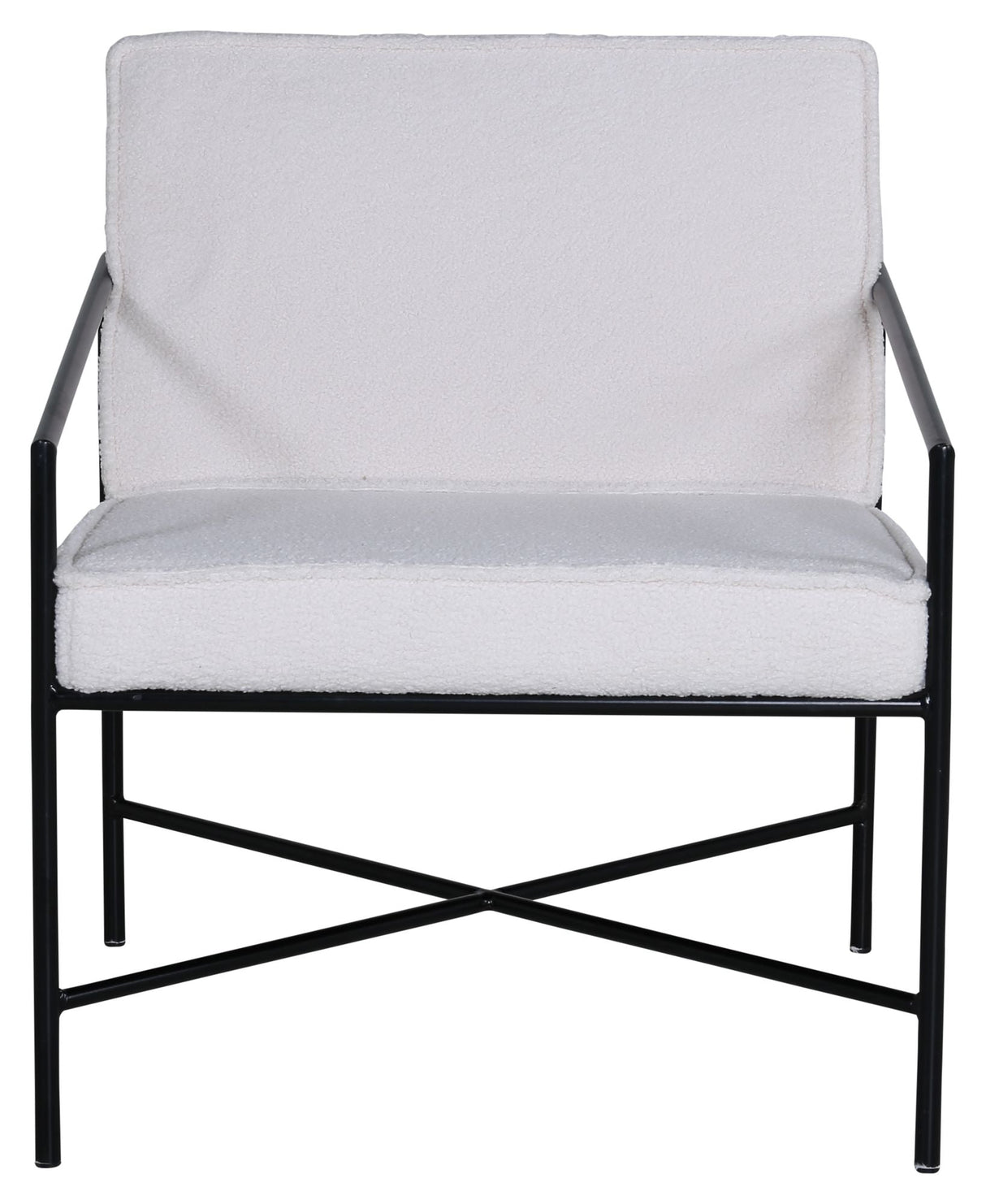 Rakel Lounge Chair, Offwhite Teddy