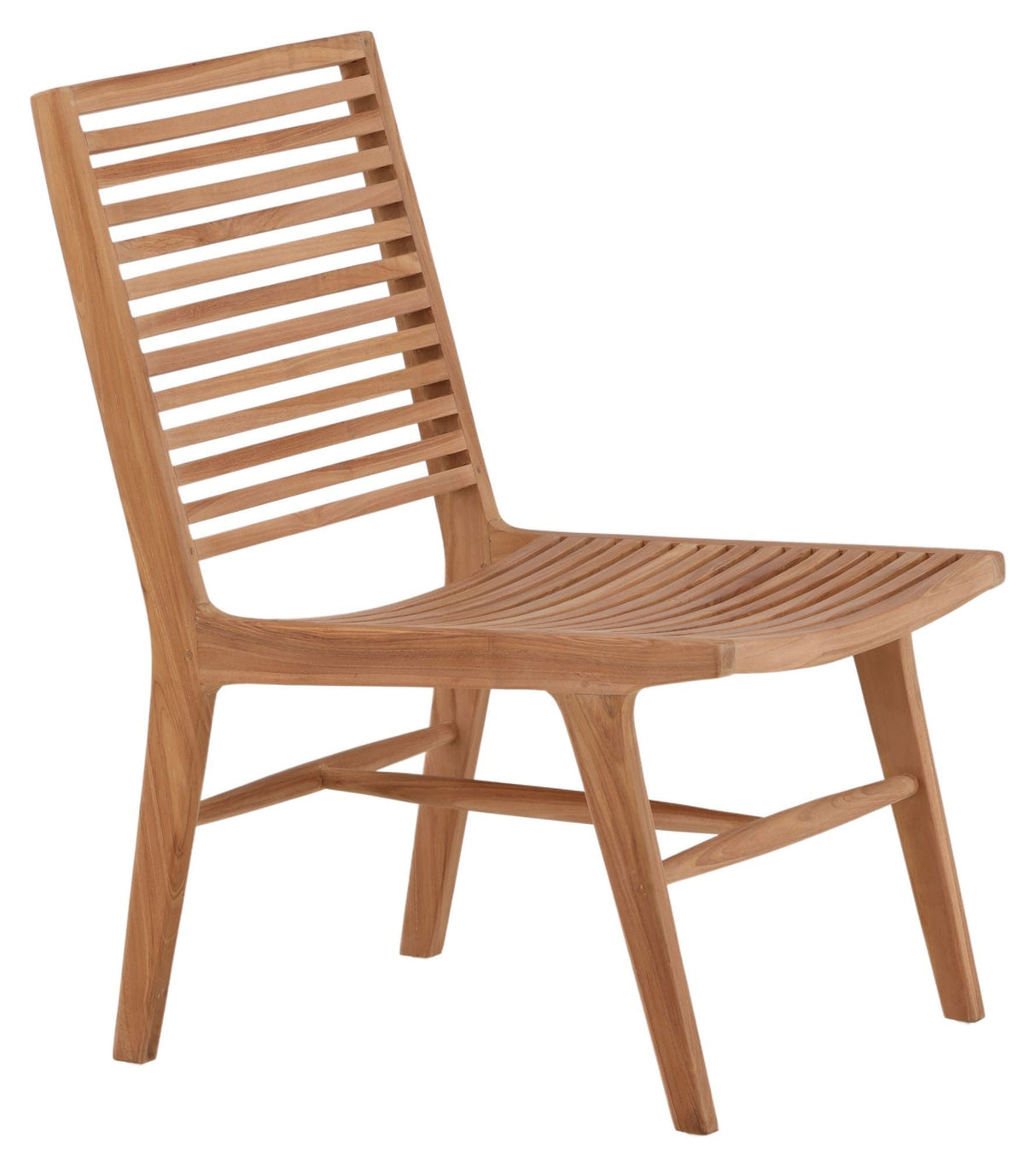 Bandfåtölj, teak