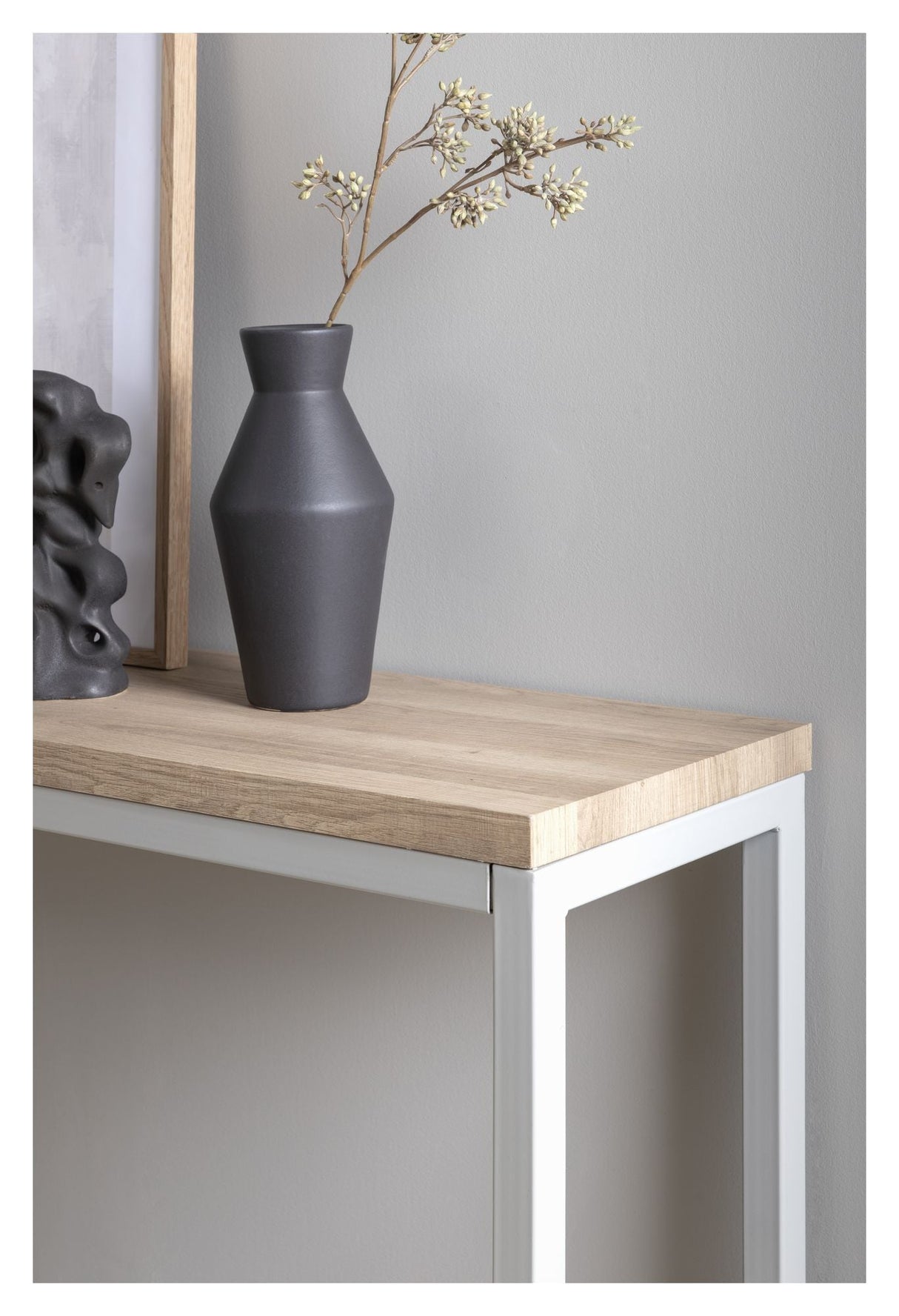 Rise Console Table, grå/askpapperslaminat