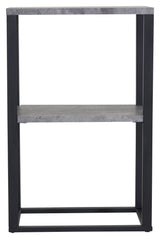 Rise Bedside Table - Betong Look/Black Metal Ben