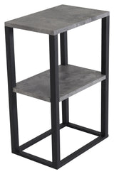 Rise Bedside Table - Betong Look/Black Metal Ben