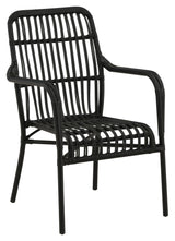 Rizal Lounge Chair, Black Alu